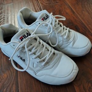 Retro Fila Cress white and blue Sneakers Size 10.5